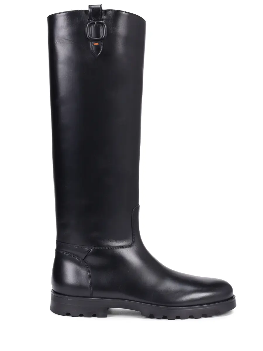 Сапоги кожаные