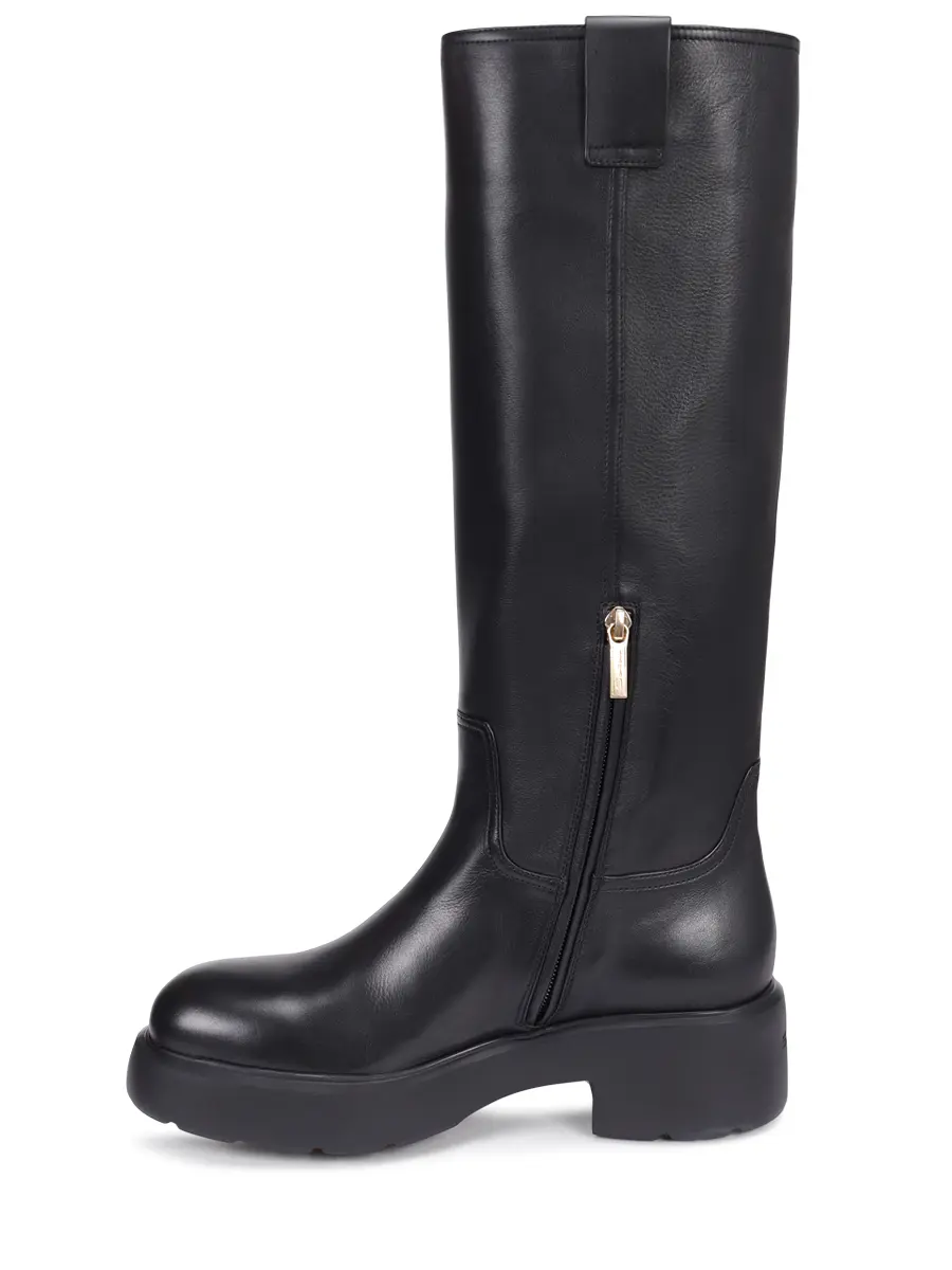 Сапоги кожаные