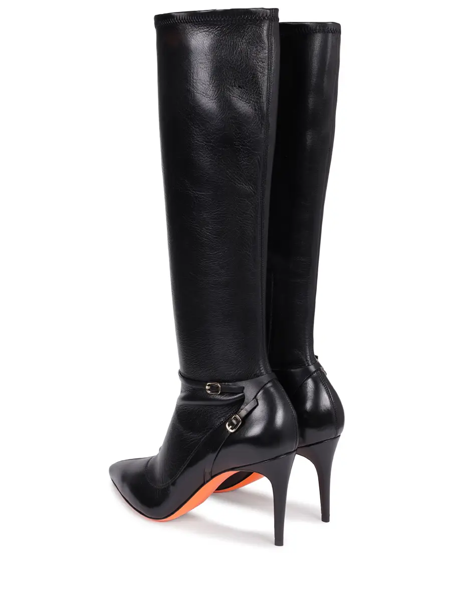 Сапоги кожаные