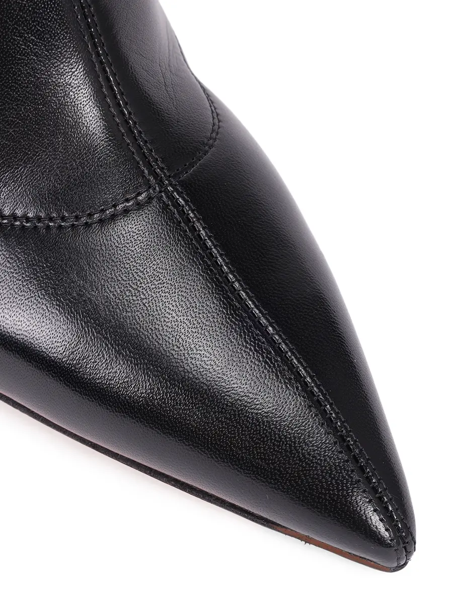 Сапоги кожаные