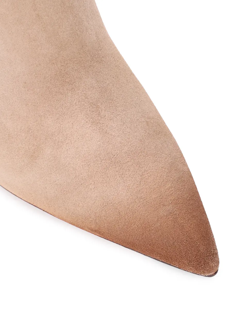 Сапоги замшевые