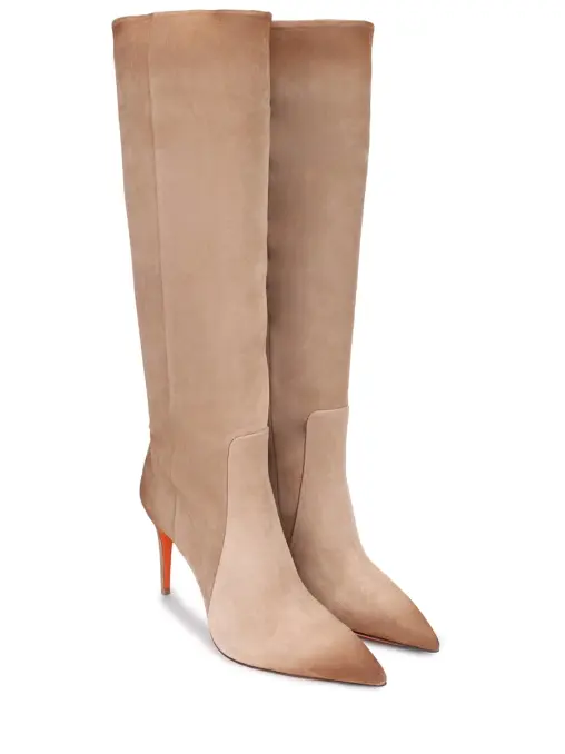 Сапоги замшевые SANTONI