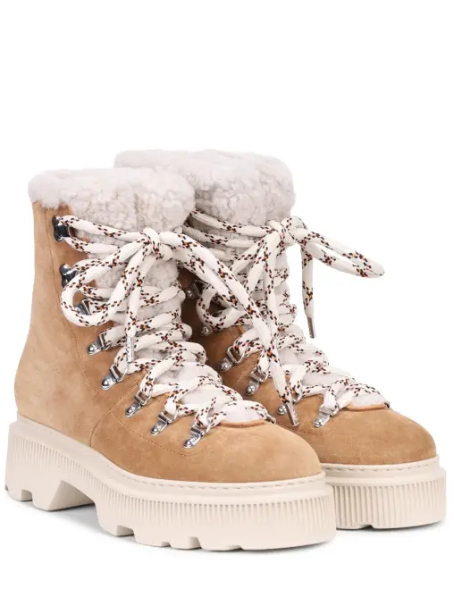 Ботинки замшевые на меху SANTONI