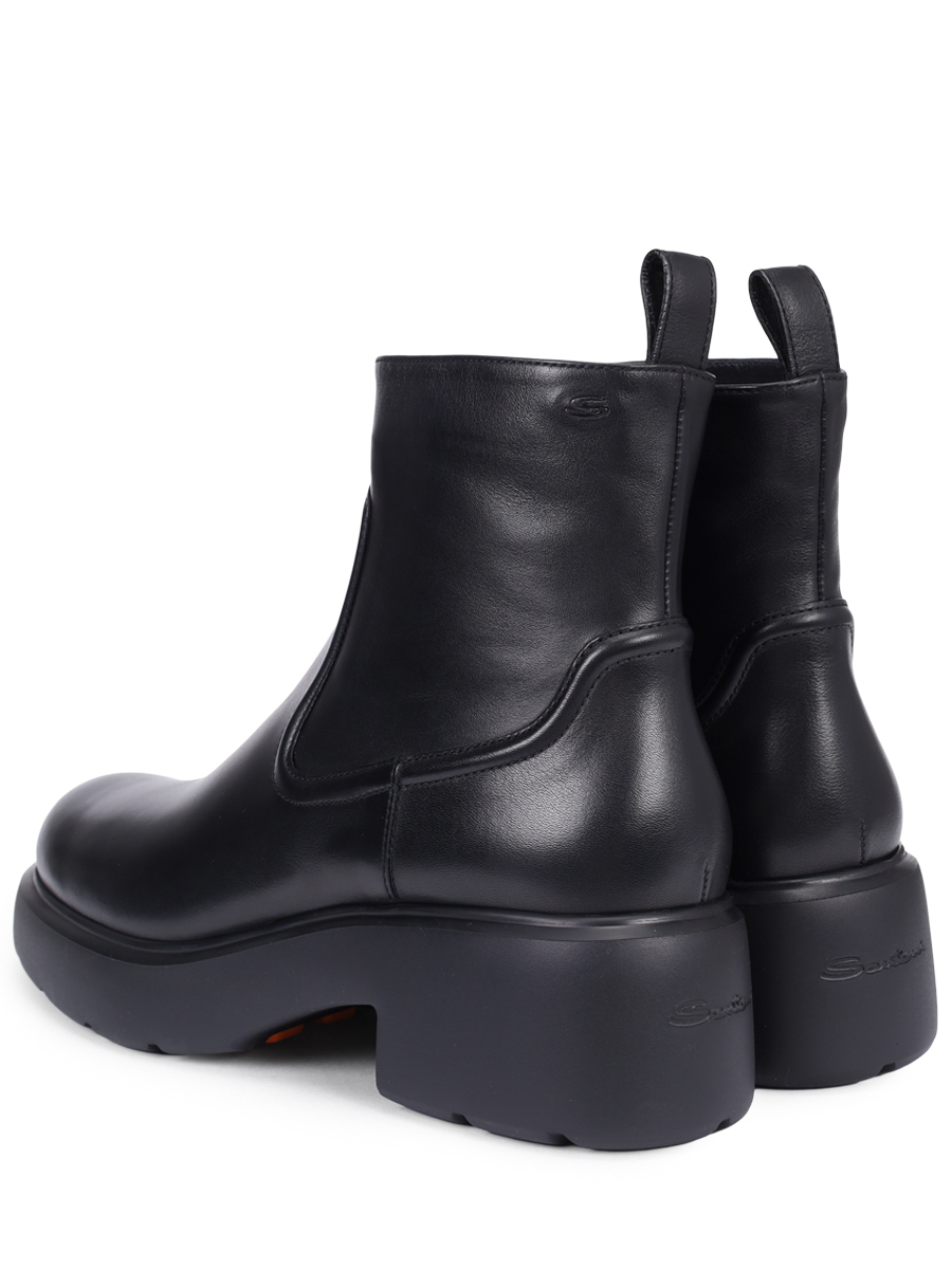 Ботинки кожаные