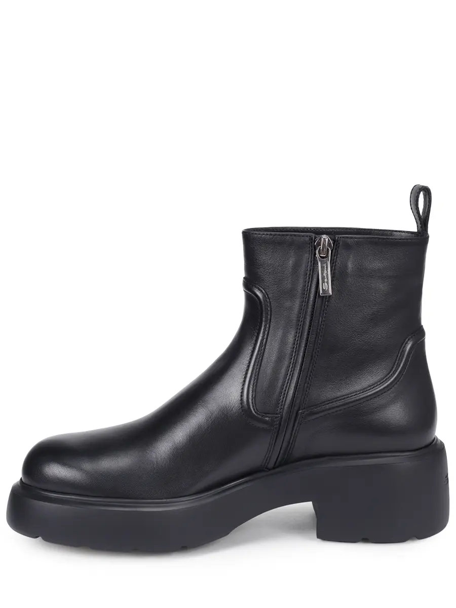 Ботинки кожаные