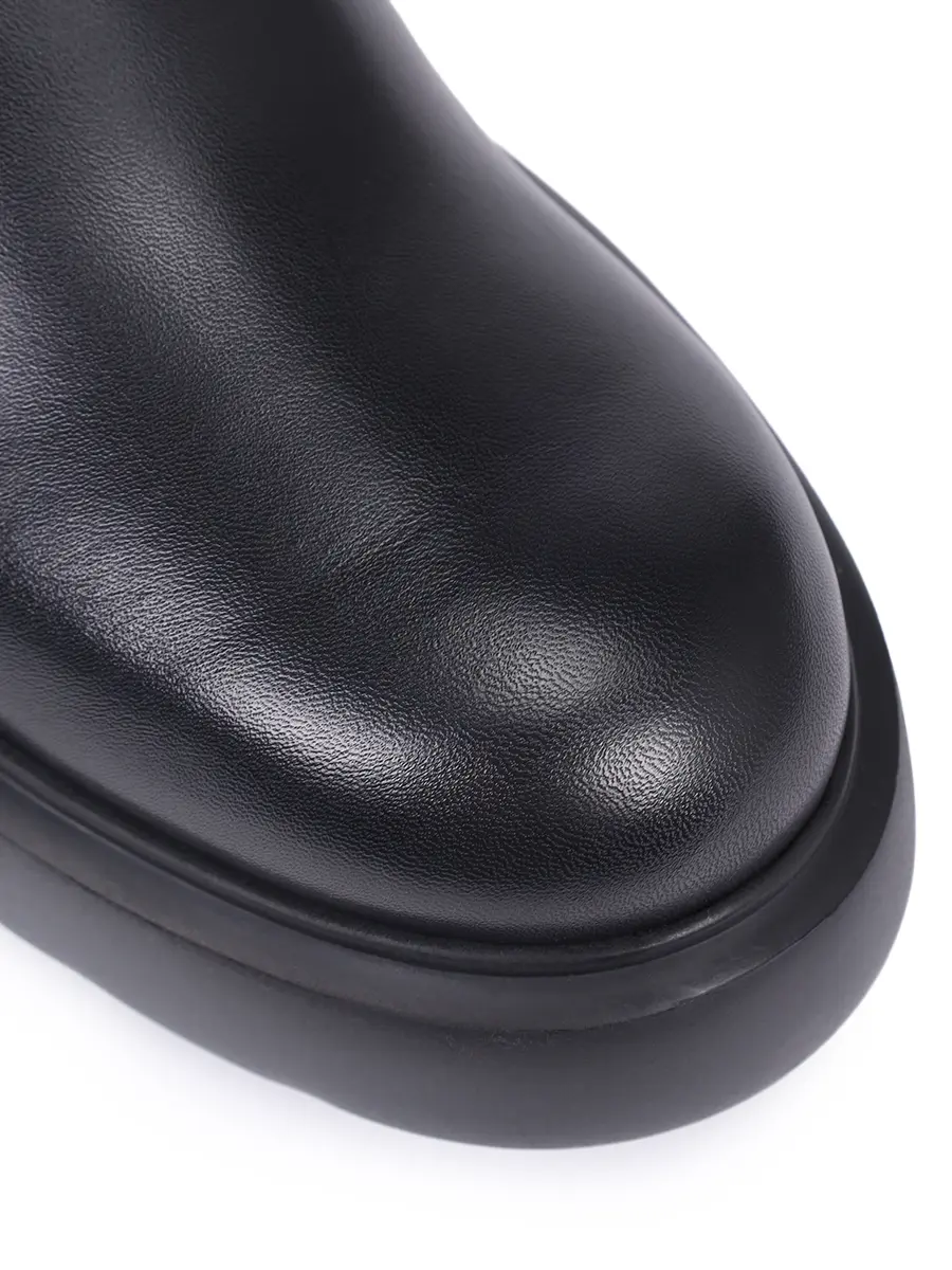 Ботинки кожаные