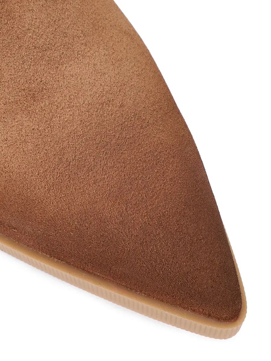 Ботильоны замшевые