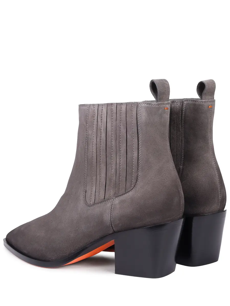 Ботильоны замшевые