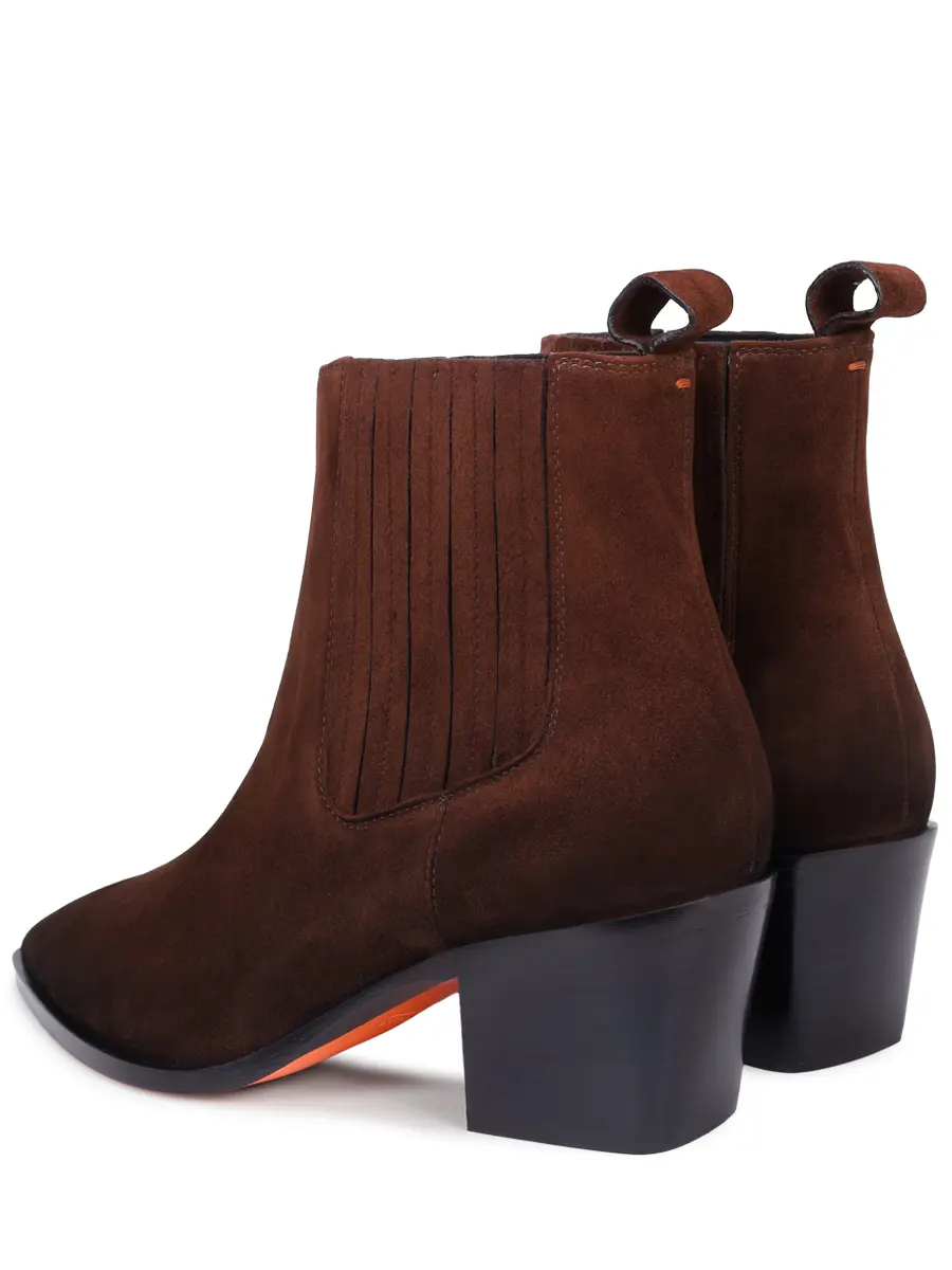 Ботильоны замшевые