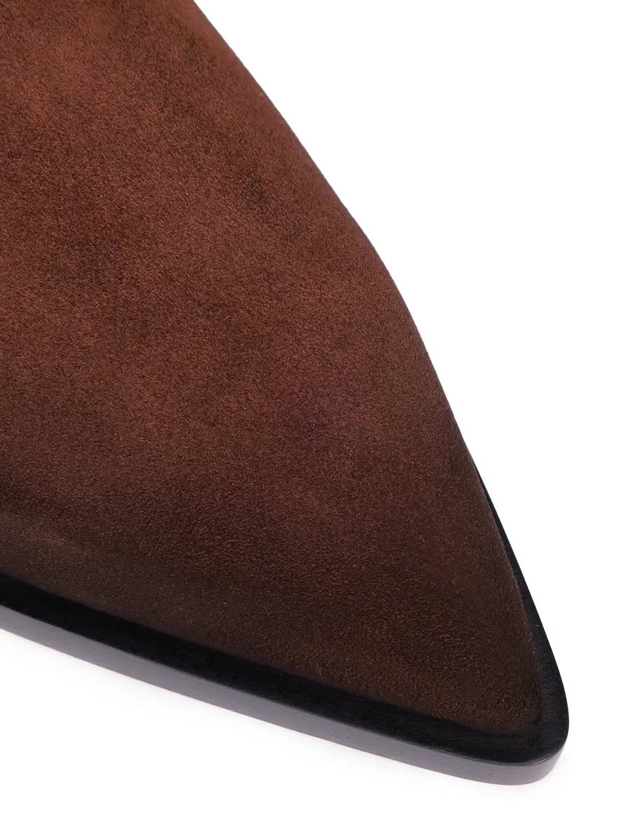 Ботильоны замшевые