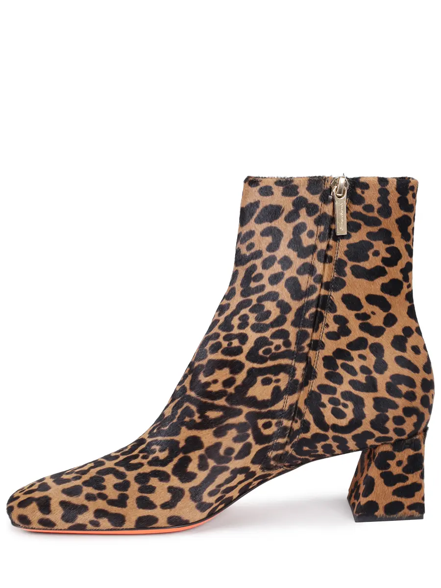 Ботильоны кожаные