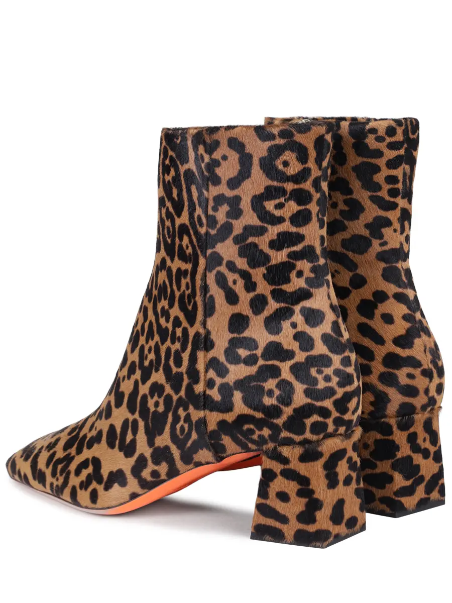 Ботильоны кожаные