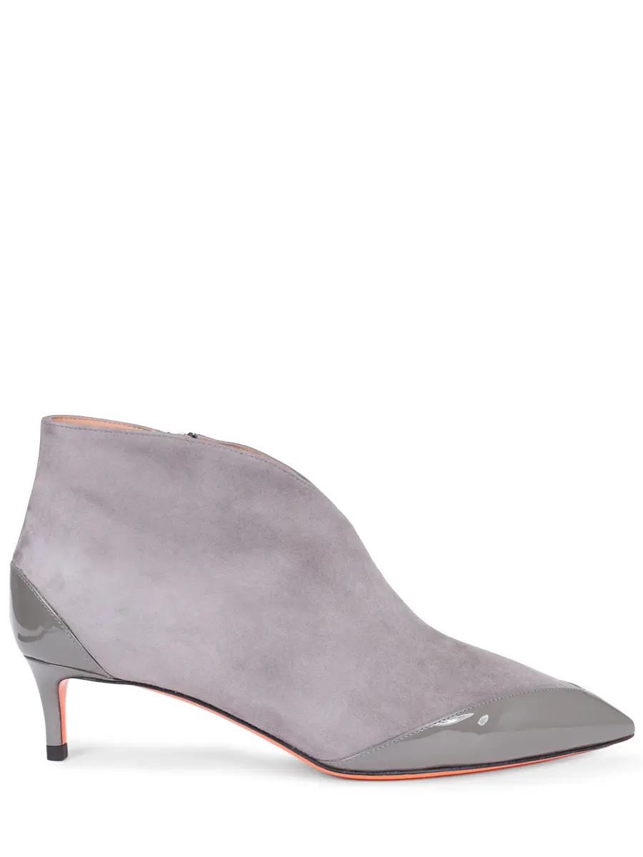 Ботильоны замшевые