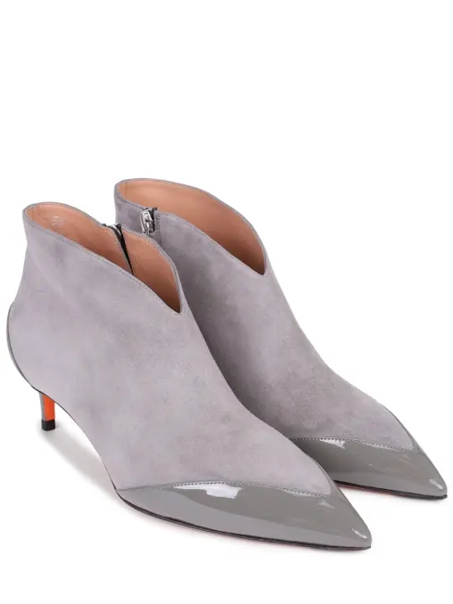 Ботильоны замшевые SANTONI