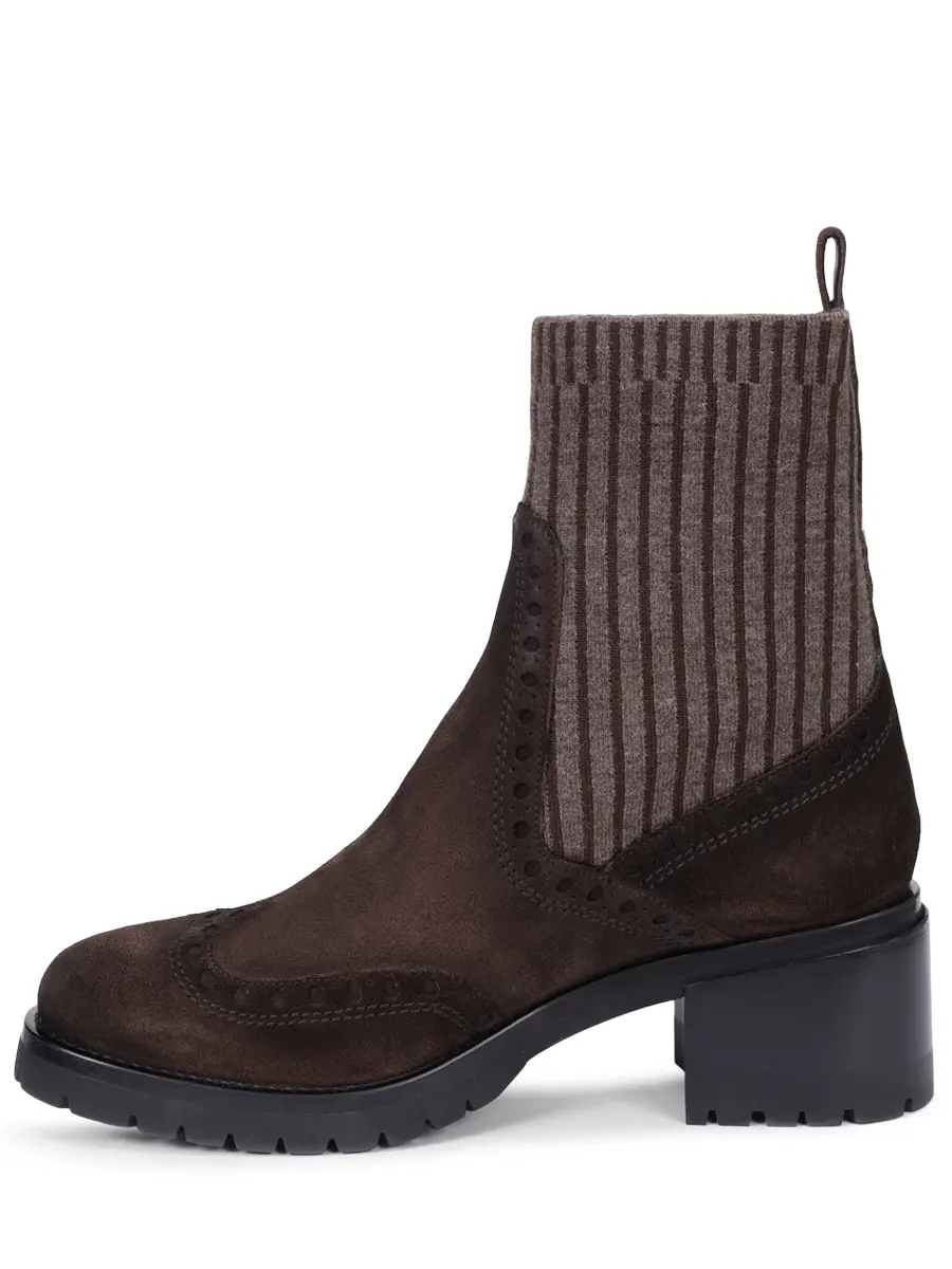 Ботинки комбинированные