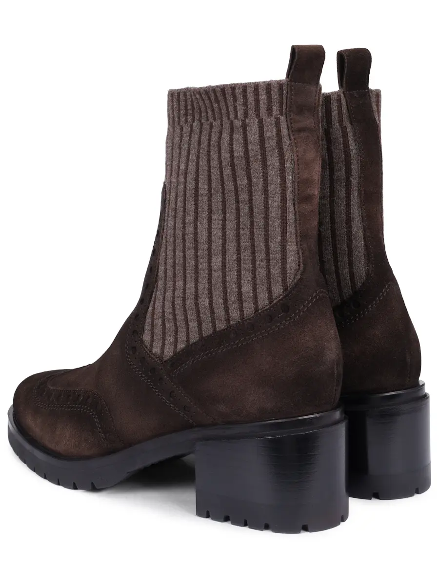 Ботинки комбинированные