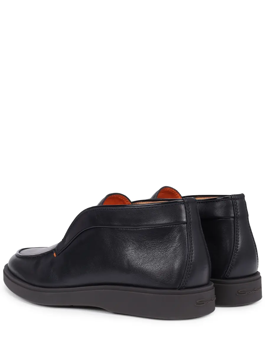 Ботинки кожаные