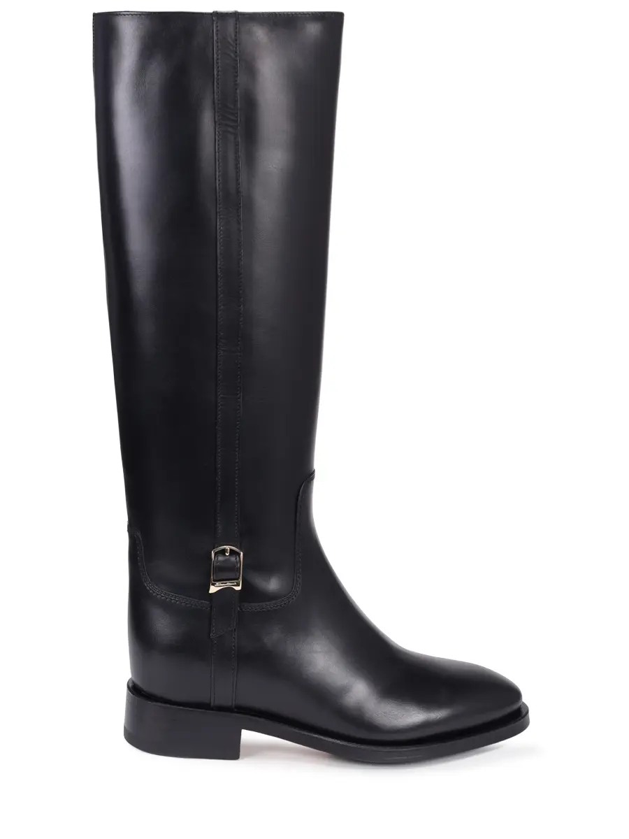 Сапоги кожаные