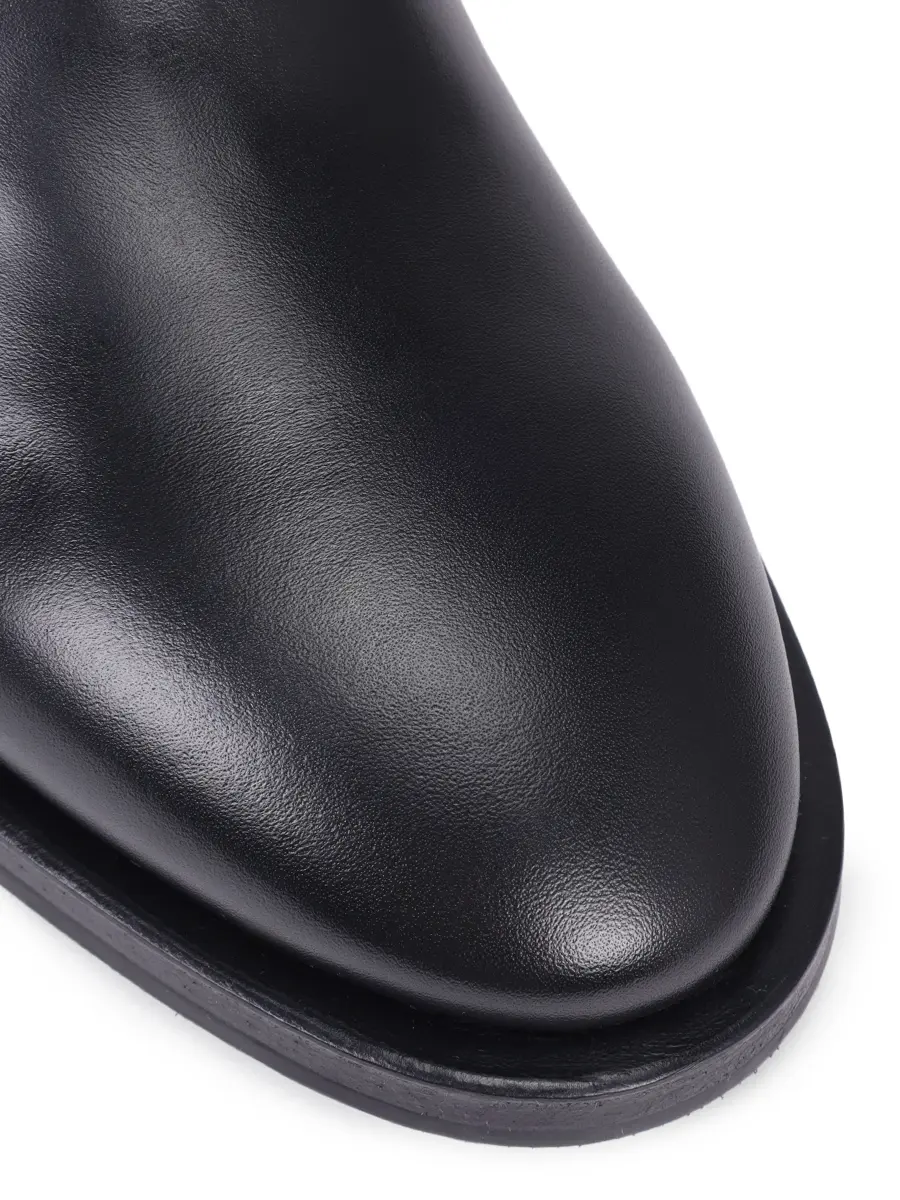 Сапоги кожаные