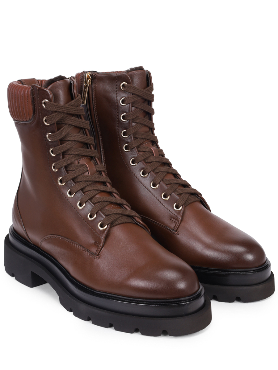 Ботинки кожаные на меху