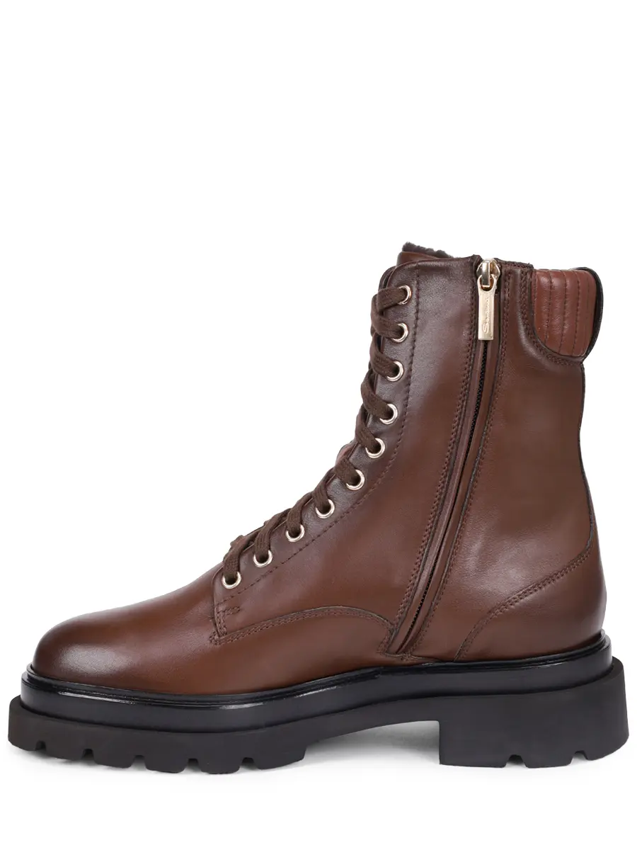 Ботинки кожаные на меху