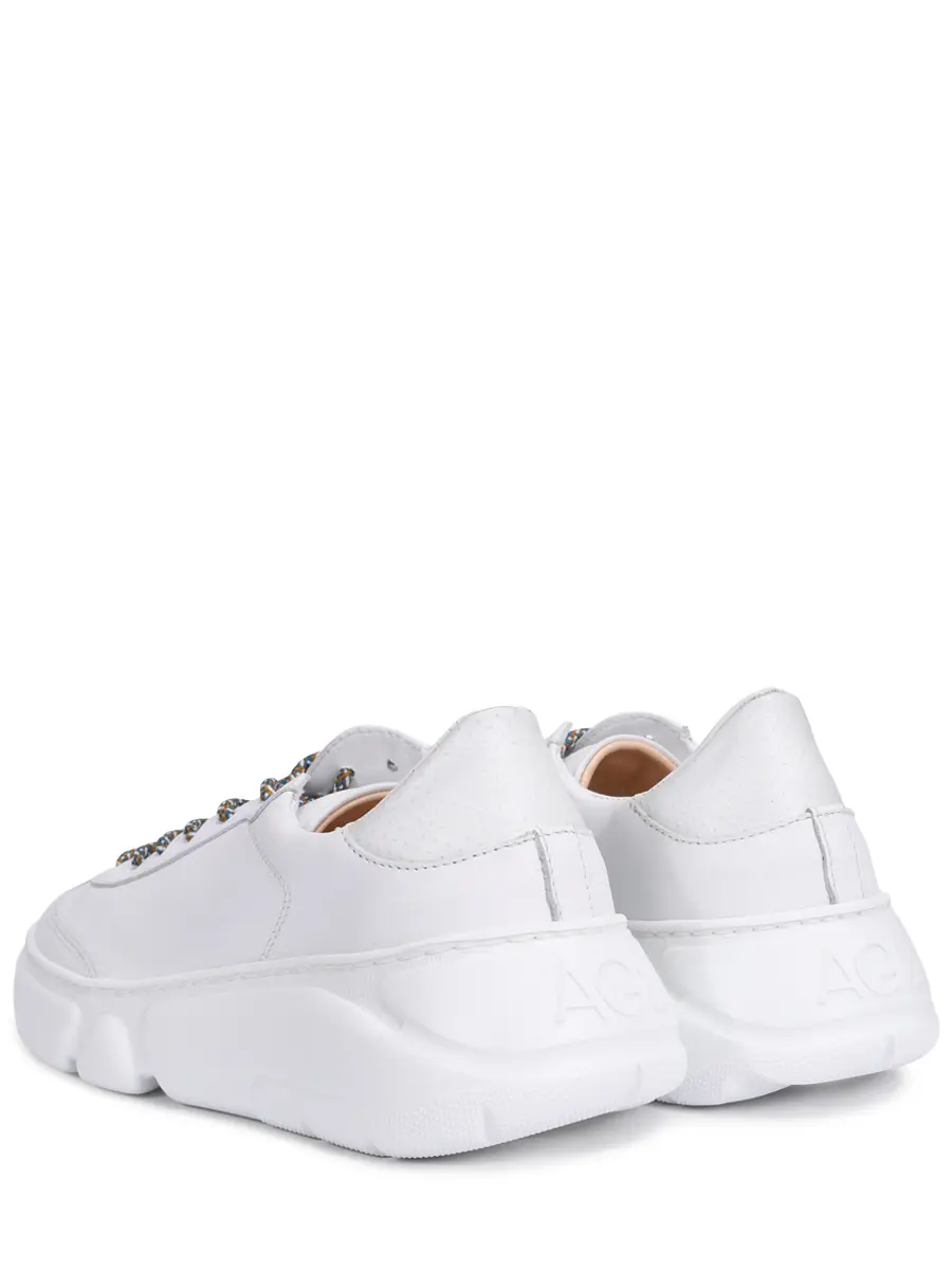 Кроссовки кожаные