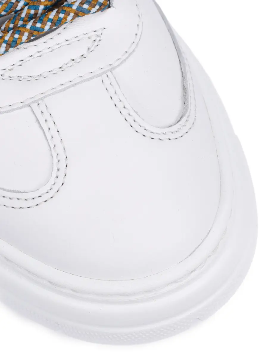 Кроссовки кожаные