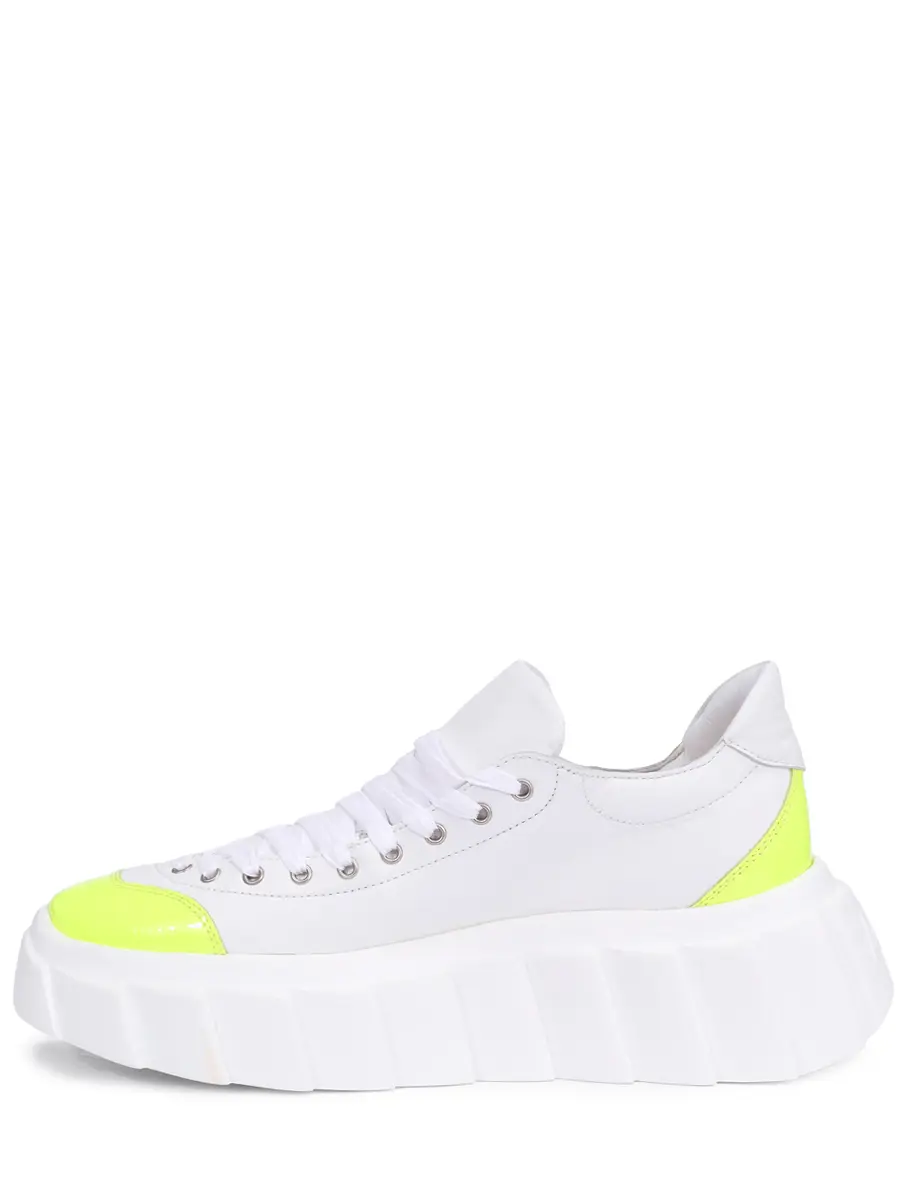 Кроссовки кожаные