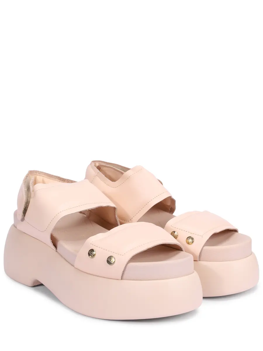 Сандалии кожаные