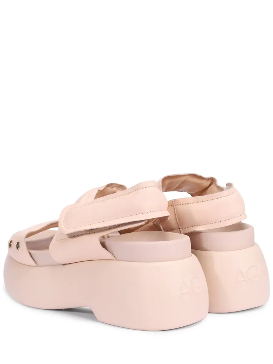 Сандалии кожаные