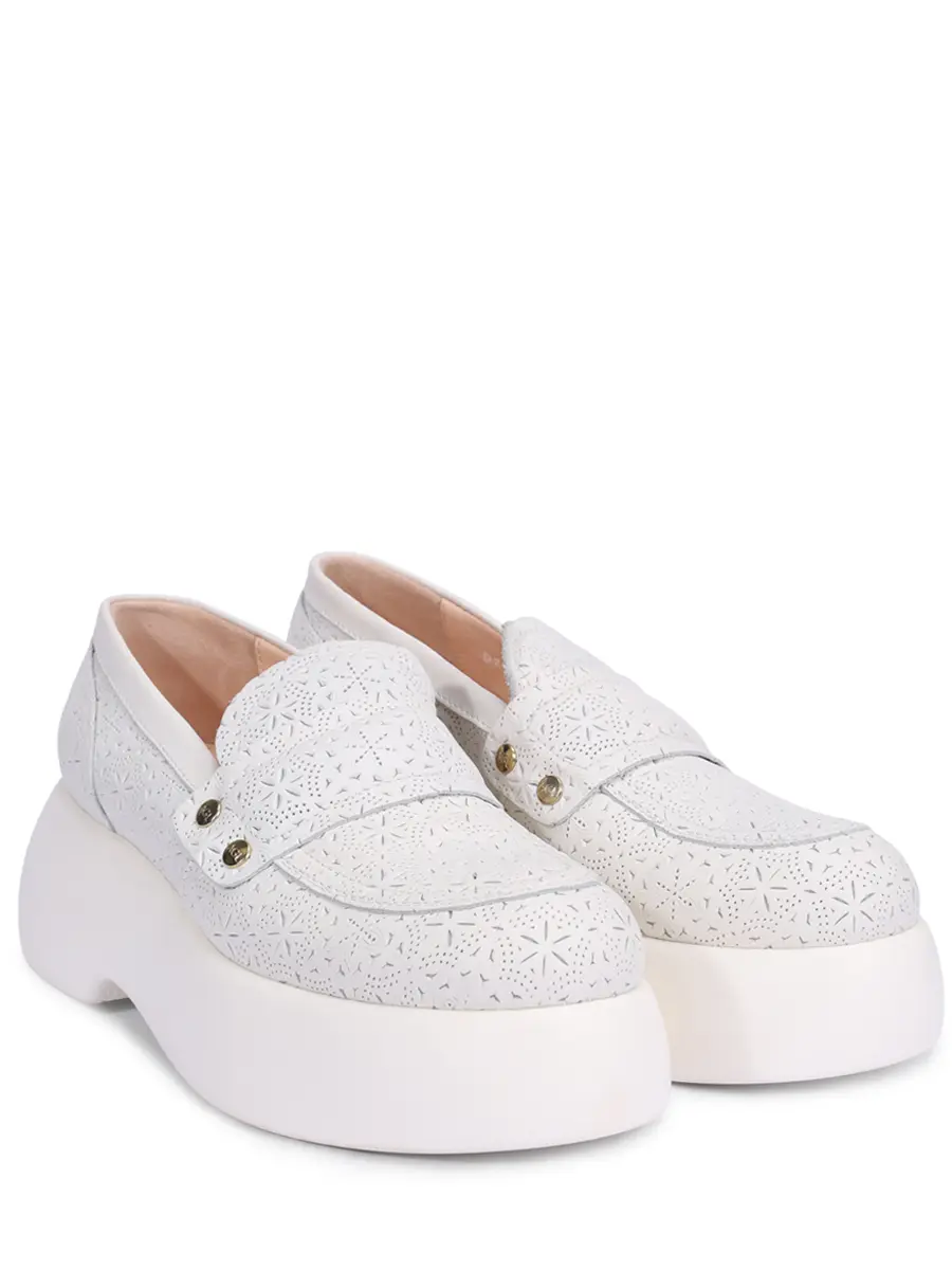 Лоферы кожаные