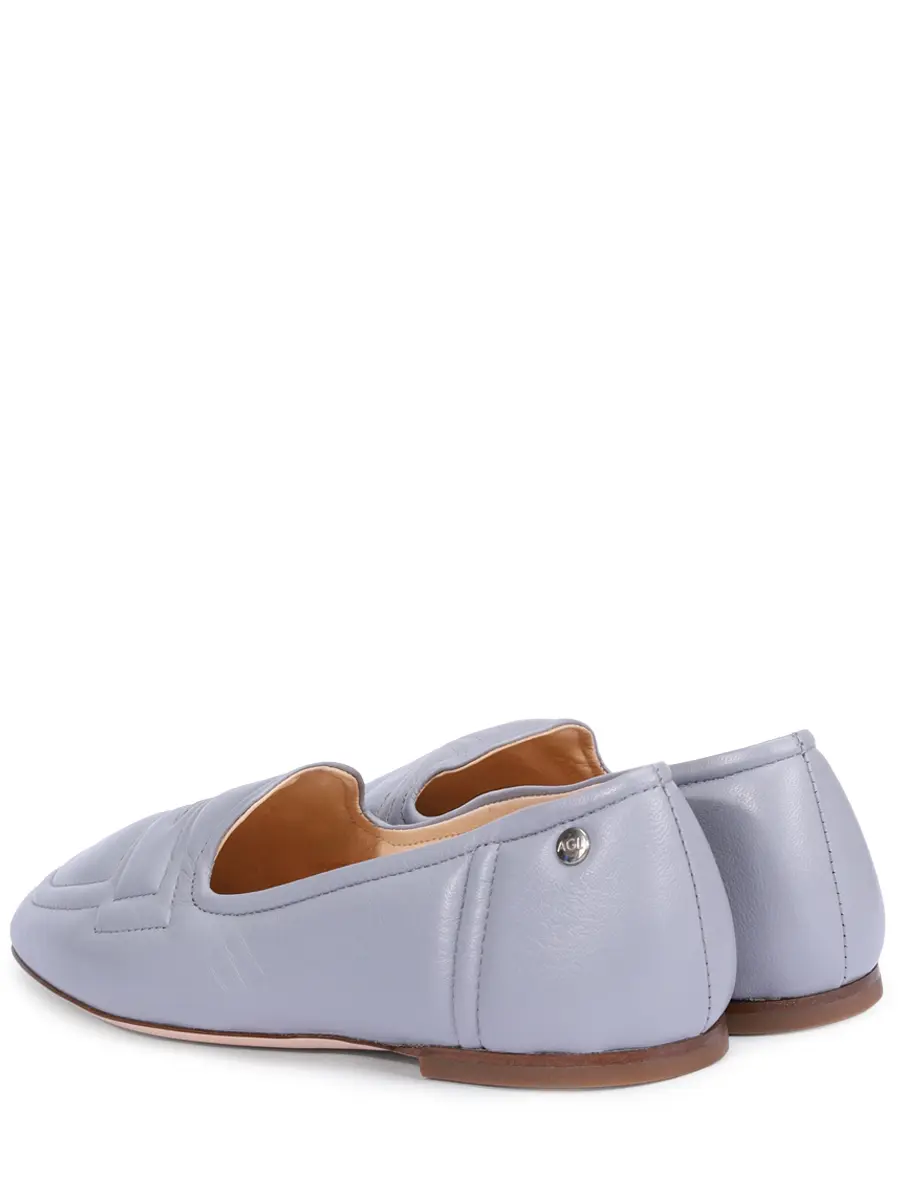 Лоферы кожаные