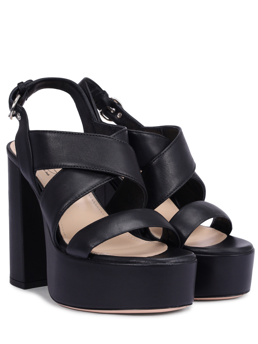 Босоножки кожаные