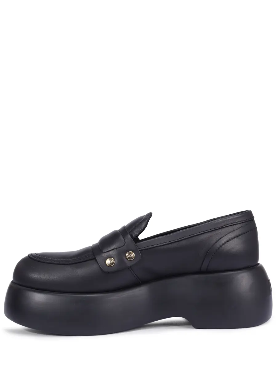 Лоферы кожаные