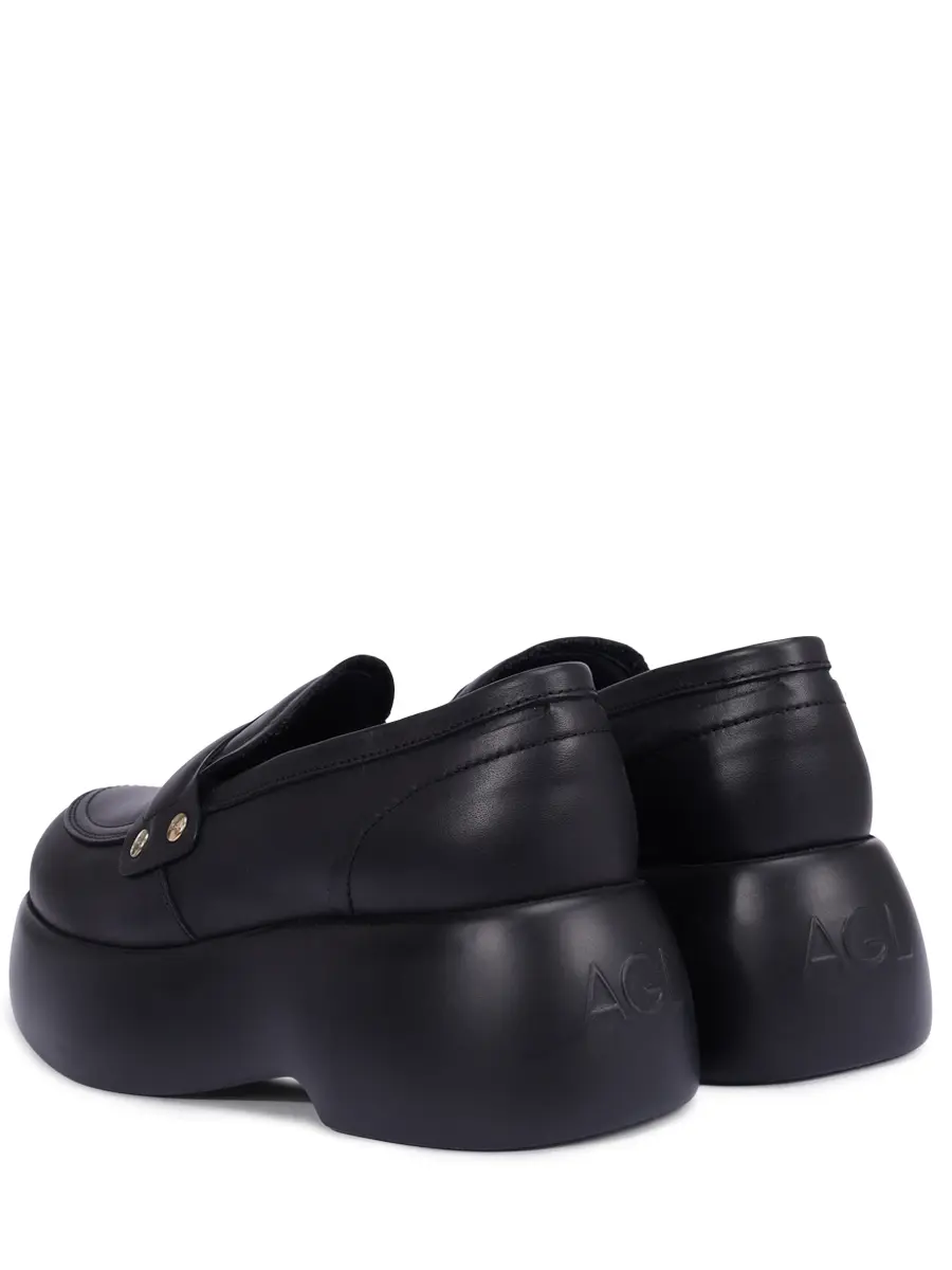 Лоферы кожаные