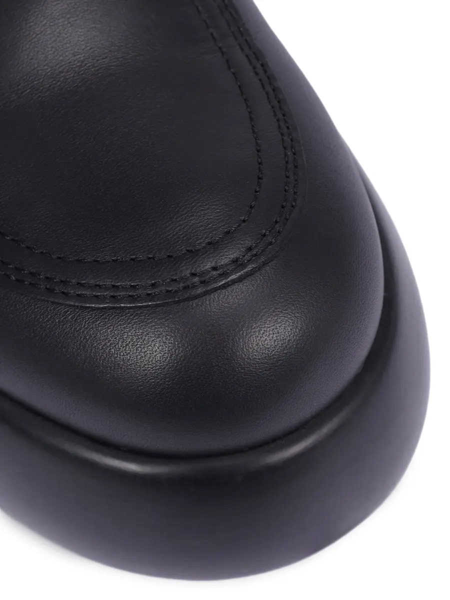 Лоферы кожаные