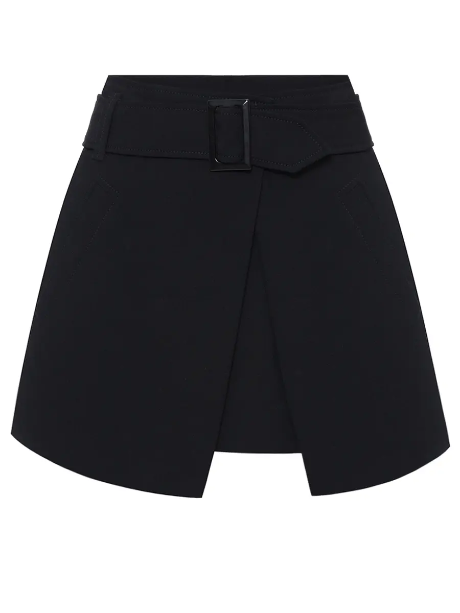 Юбка однотонная