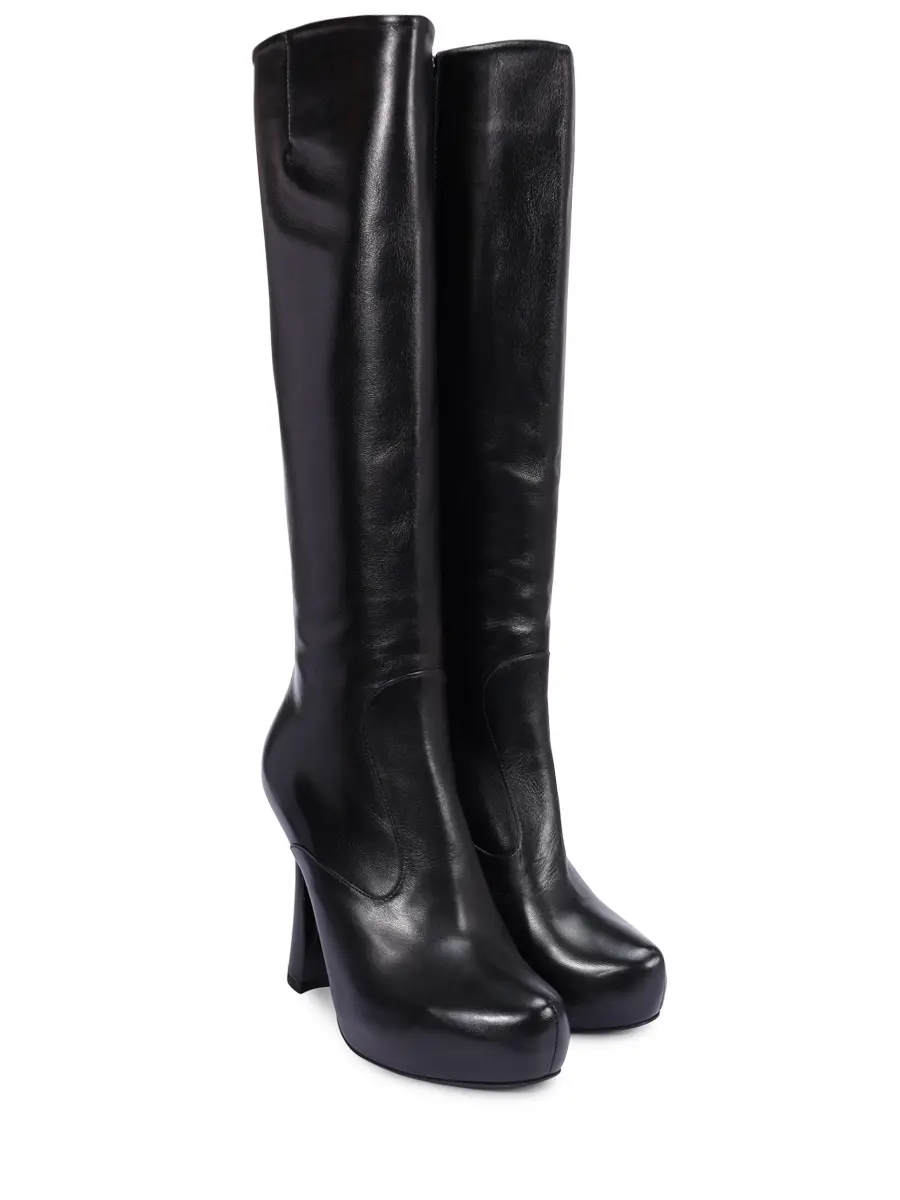 Сапоги кожаные