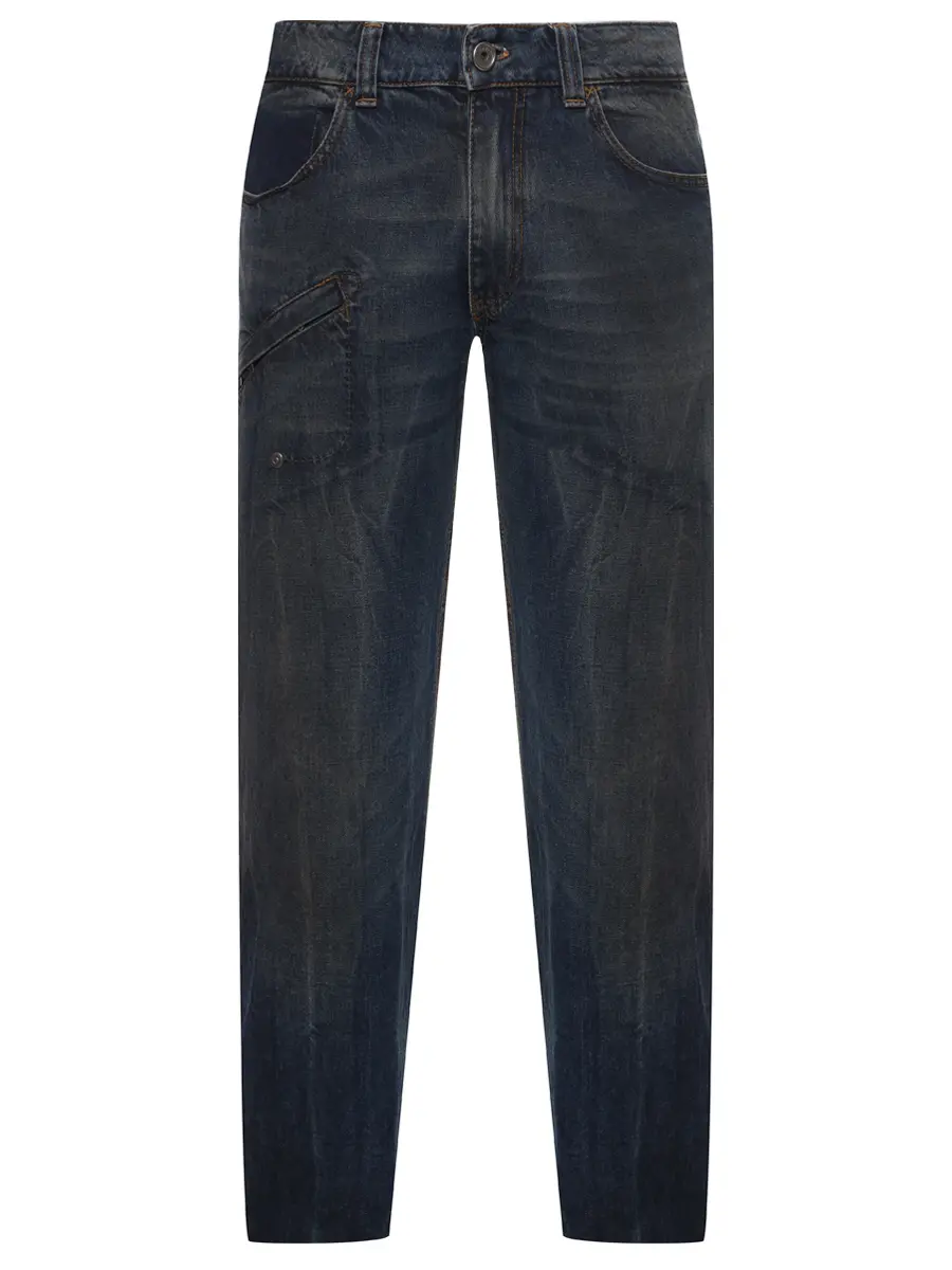 Джинсы хлопковые