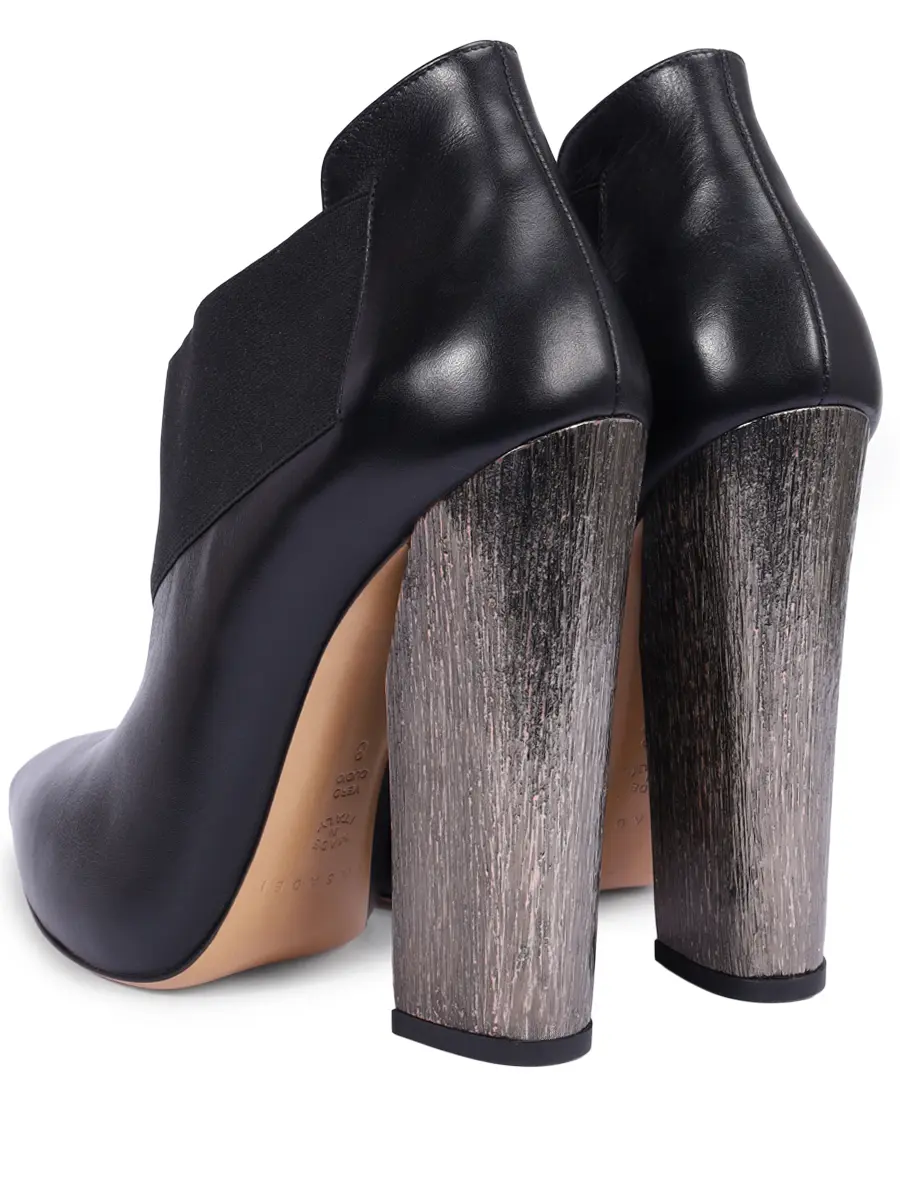 Ботильоны кожаные