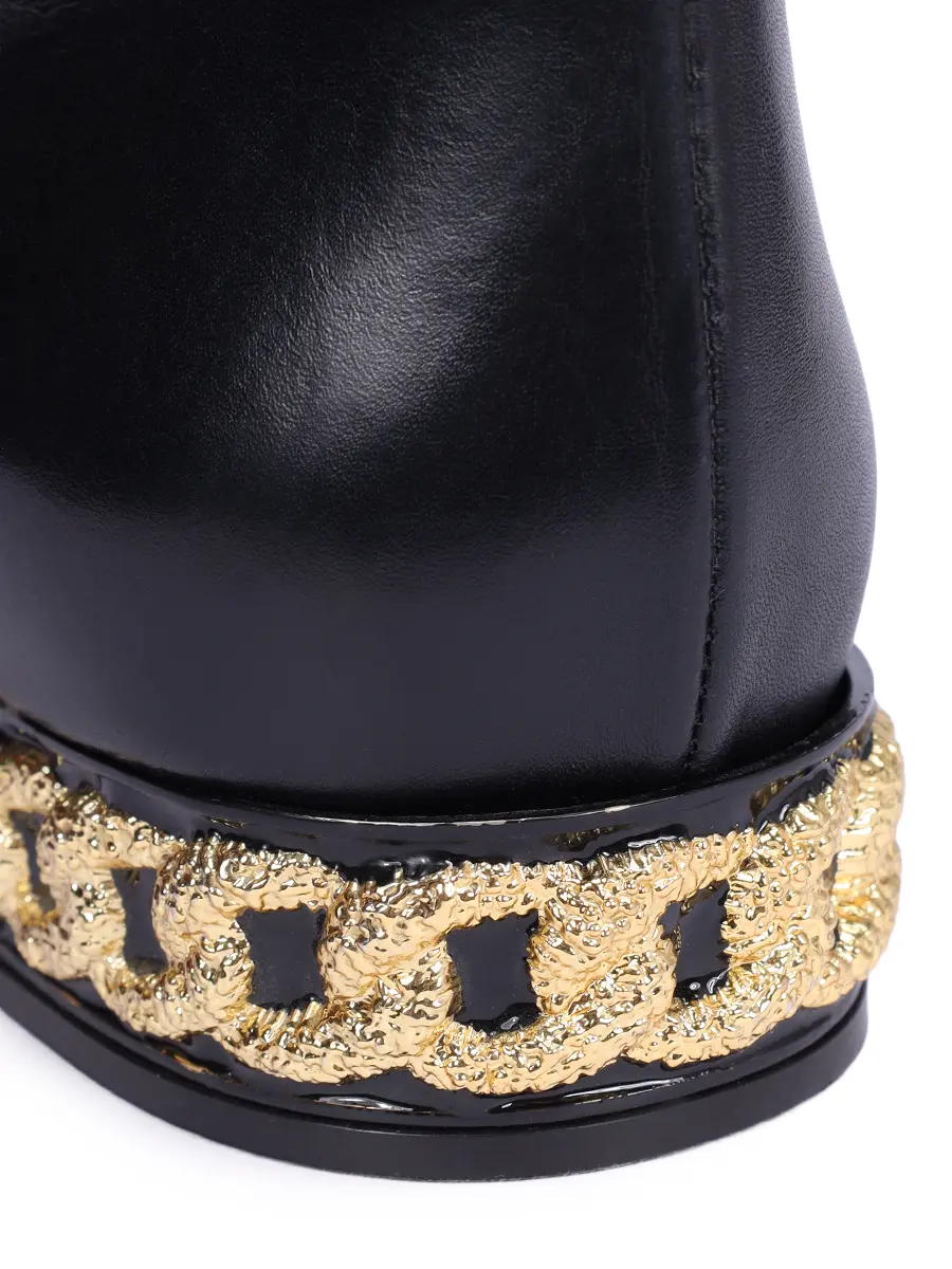 Сапоги кожаные