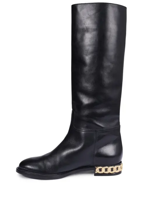 Сапоги кожаные CASADEI