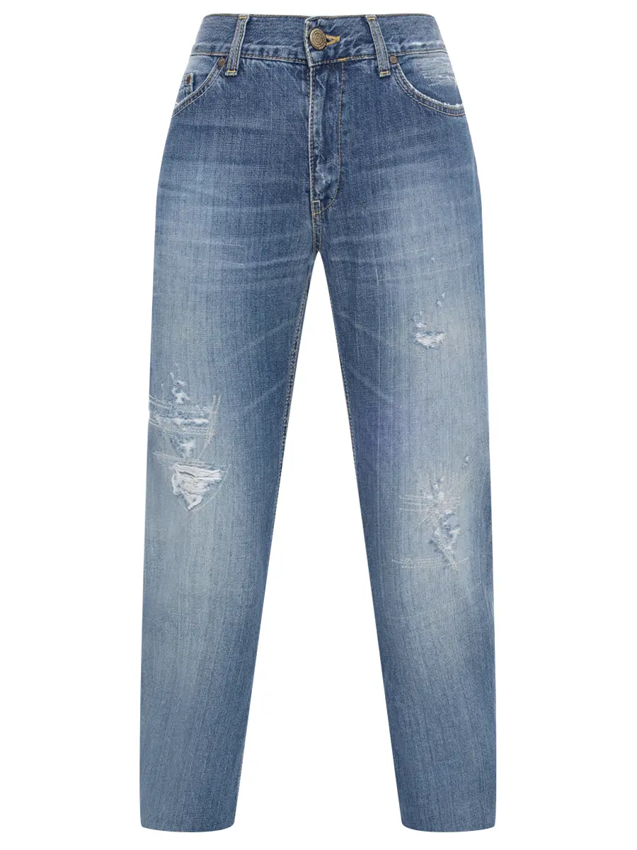 Джинсы хлопковые