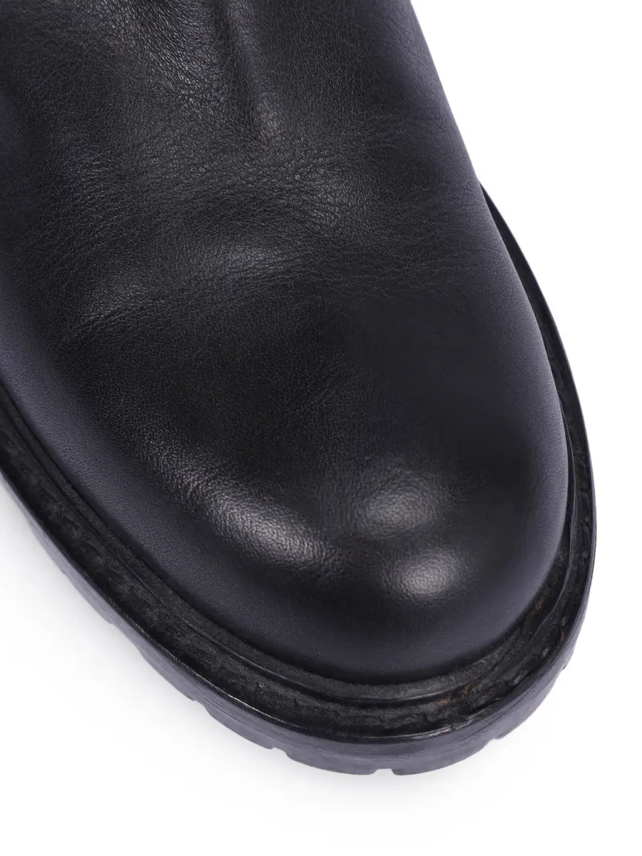 Сапоги кожаные