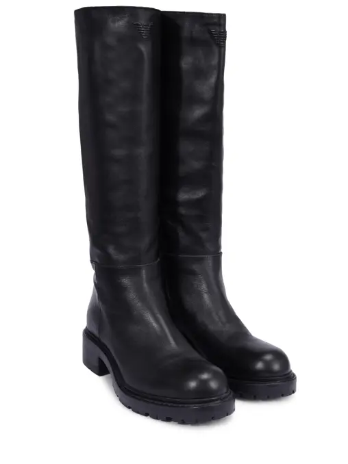 Сапоги кожаные EMPORIO ARMANI