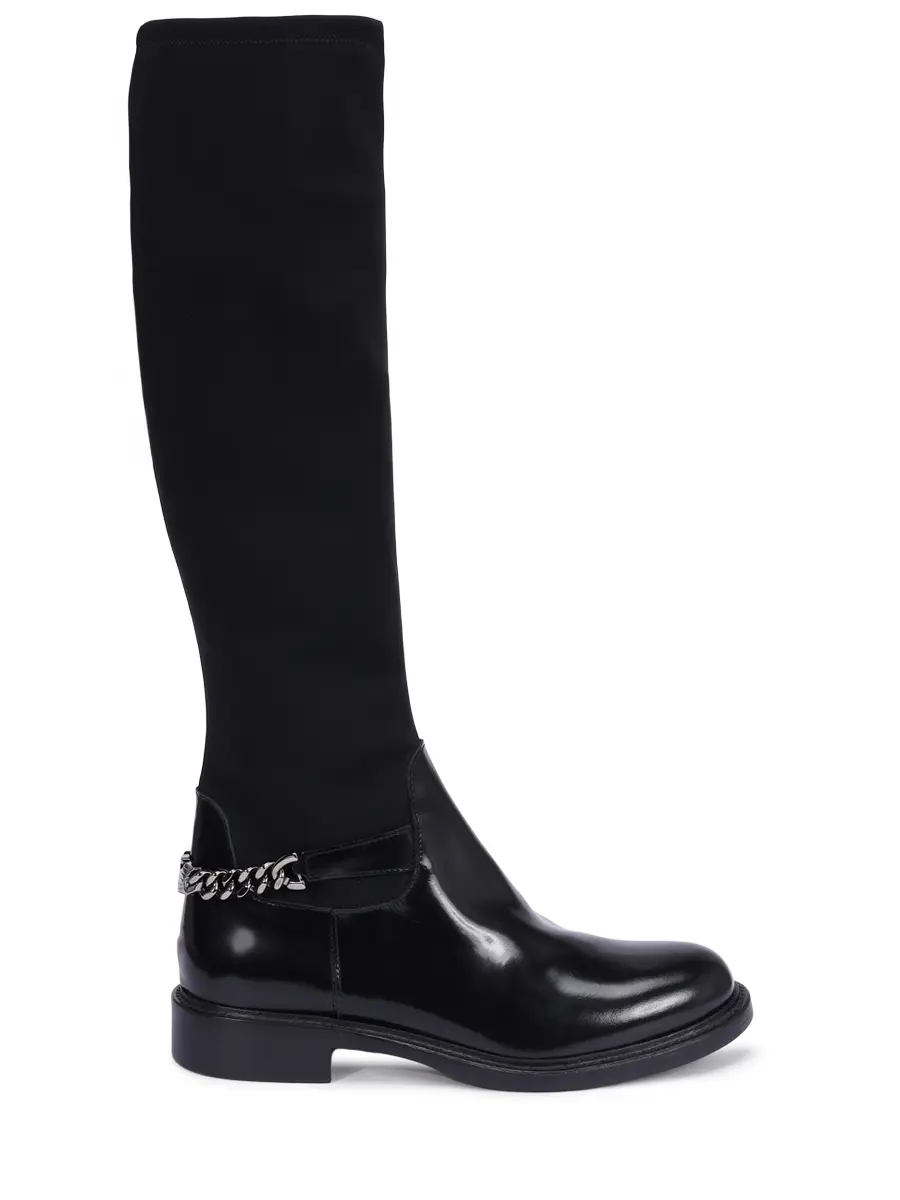 Сапоги однотонные