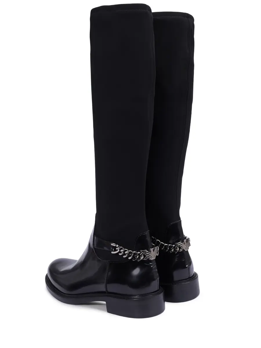 Сапоги однотонные