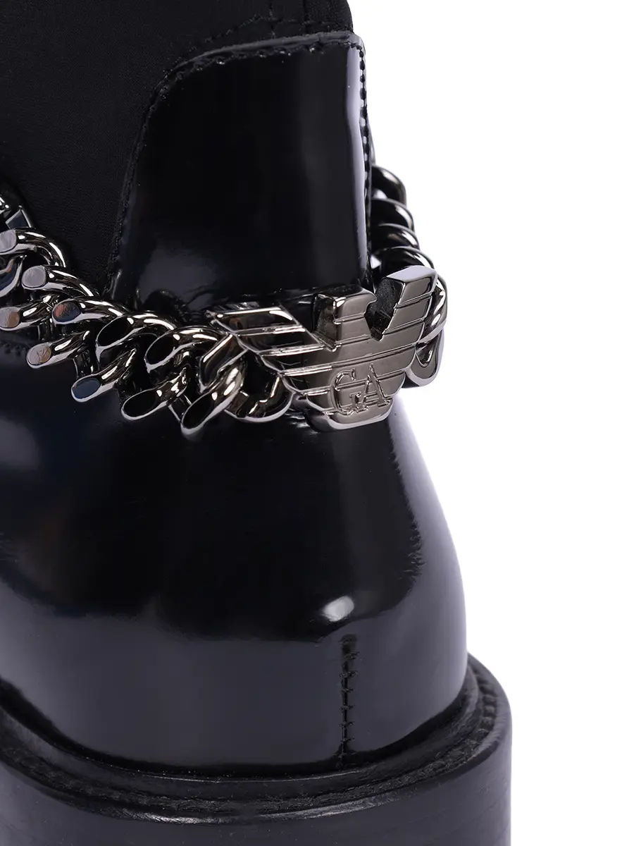 Сапоги однотонные