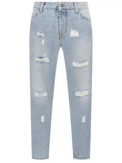 Джинсы хлопковые ERMANNO SCERVINO