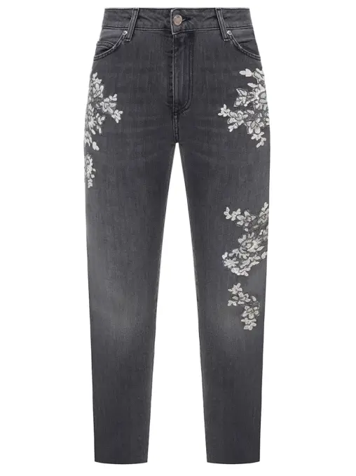 Джинсы хлопковые ERMANNO SCERVINO